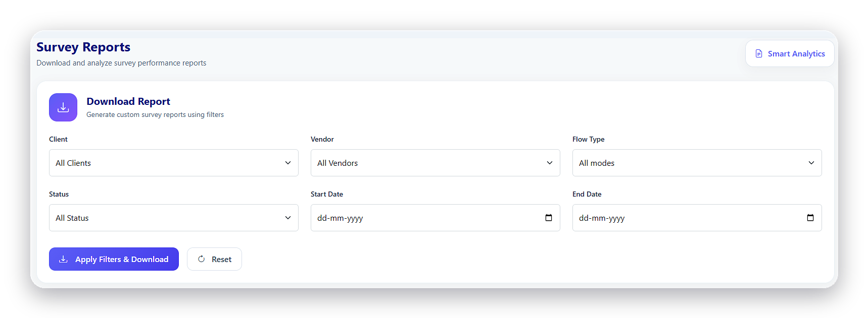 Reports & Excel export